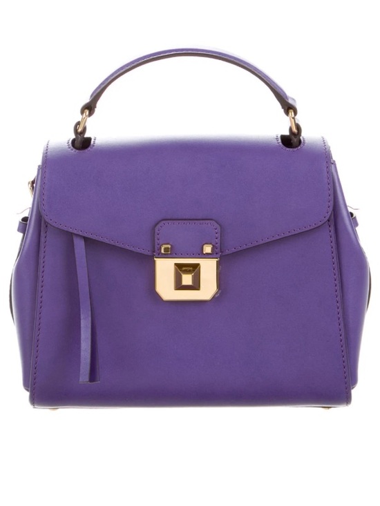 MCM Handbags - MCM Christina Satchel purple leather